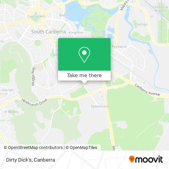 Dirty Dick's map