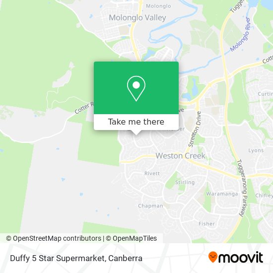 Duffy 5 Star Supermarket map