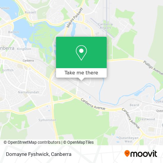 Domayne Fyshwick map