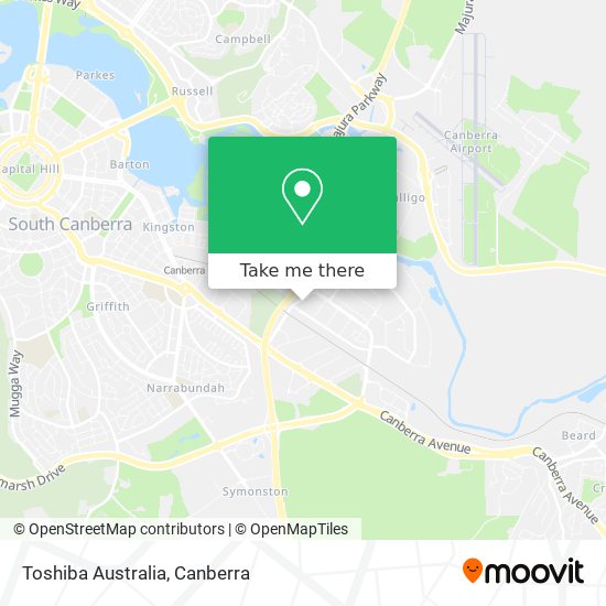 Mapa Toshiba Australia