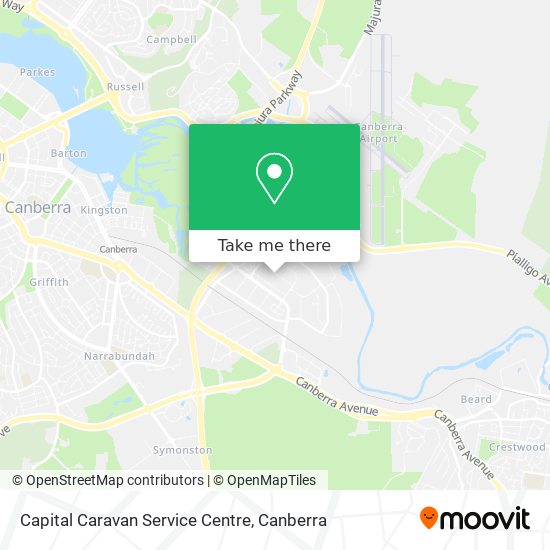 Capital Caravan Service Centre map
