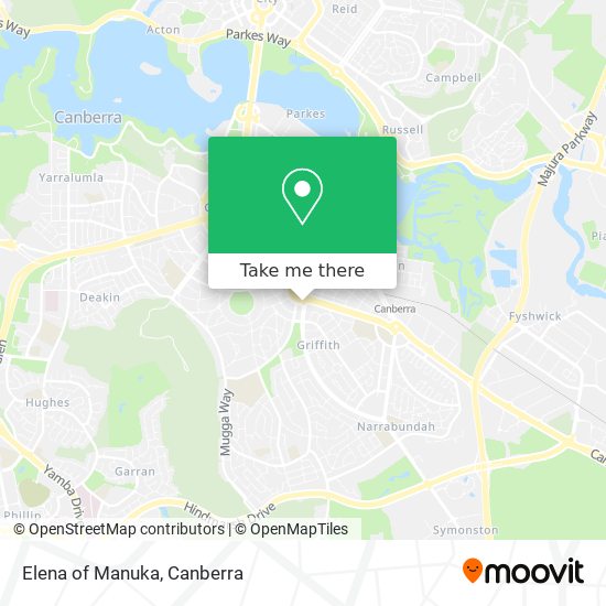 Elena of Manuka map