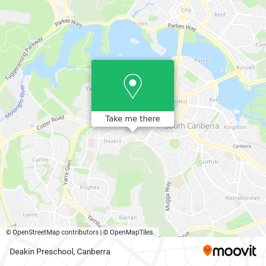 Deakin Preschool map