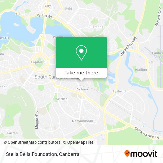 Stella Bella Foundation map