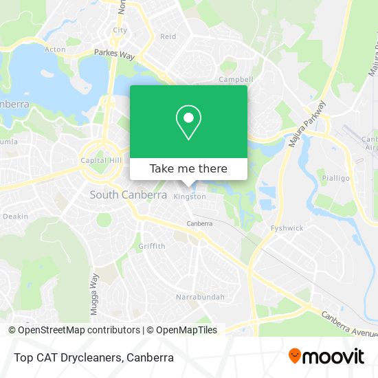 Mapa Top CAT Drycleaners