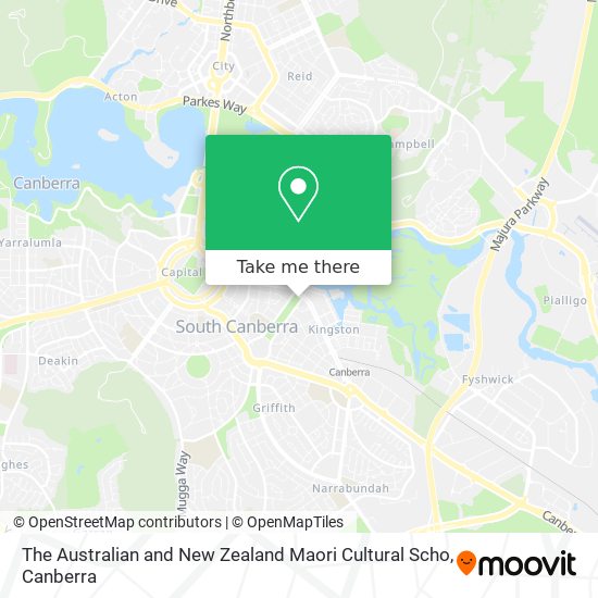 The Australian and New Zealand Maori Cultural Scho map
