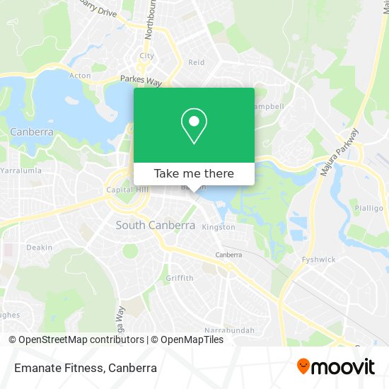 Emanate Fitness map