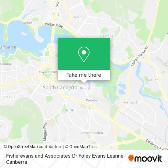 Fisherevans and Associates-Dr Foley Evans Leanne map
