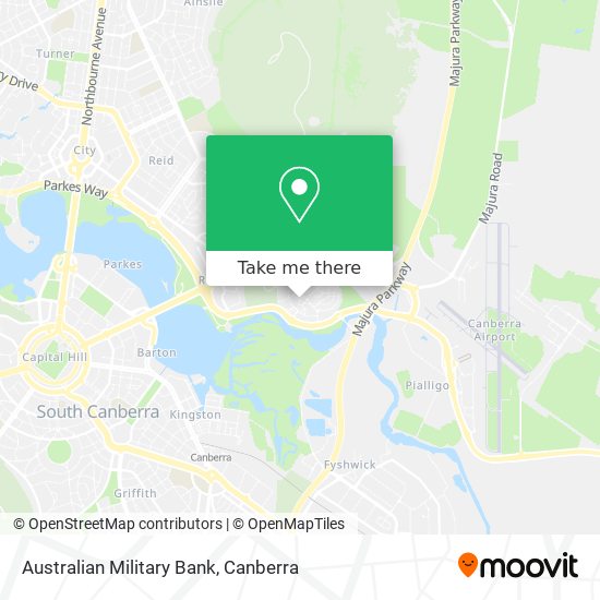 Australian Military Bank map