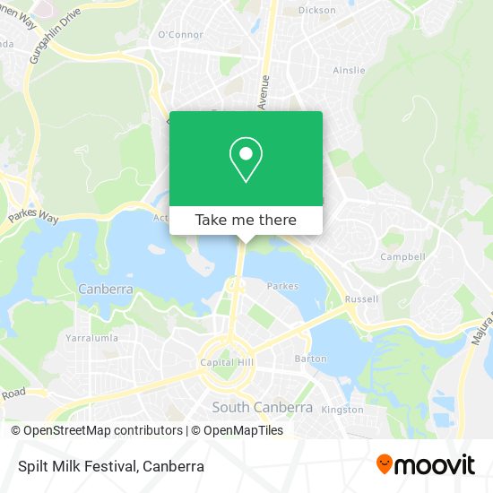 Spilt Milk Festival map