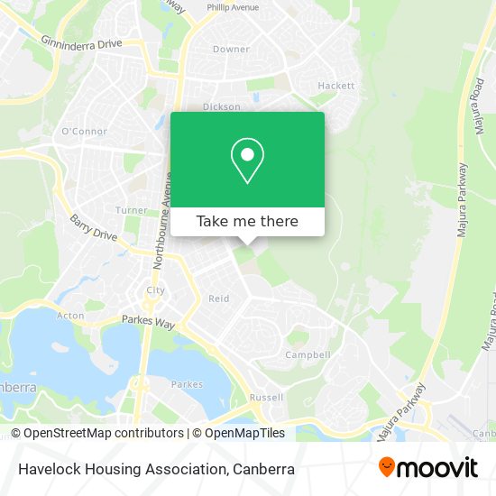 Mapa Havelock Housing Association