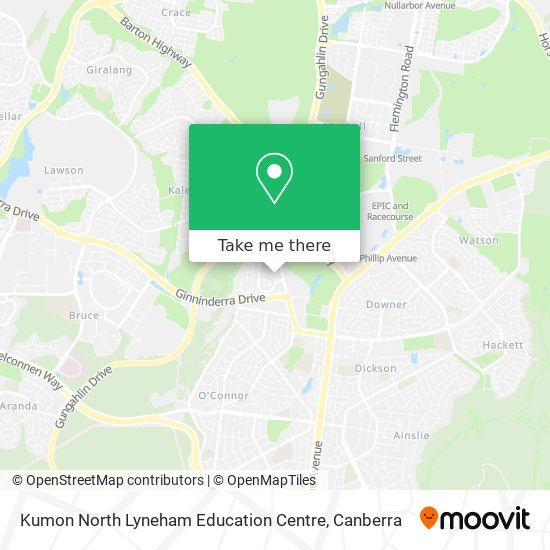 Kumon North Lyneham Education Centre map