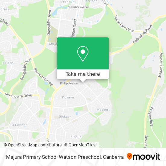Majura Primary School Watson Preschool map
