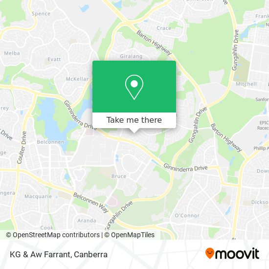 KG & Aw Farrant map