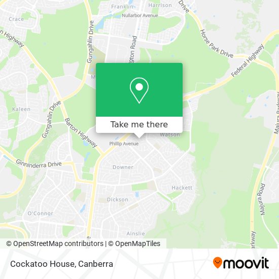 Cockatoo House map