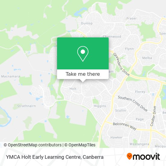 YMCA Holt Early Learning Centre map