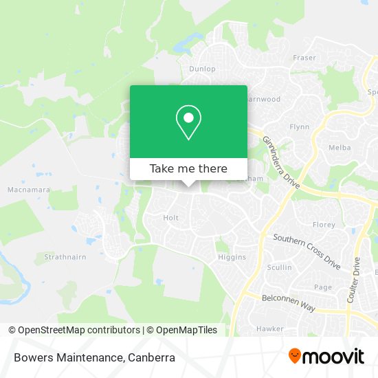 Bowers Maintenance map