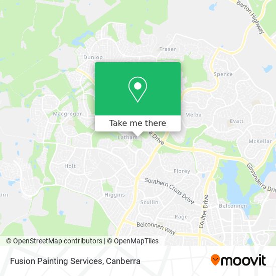 Fusion Painting Services map