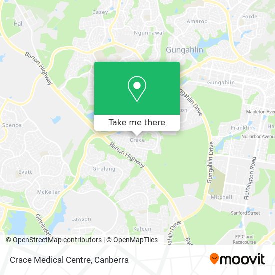 Mapa Crace Medical Centre