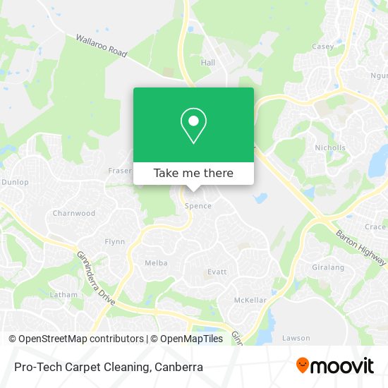 Pro-Tech Carpet Cleaning map