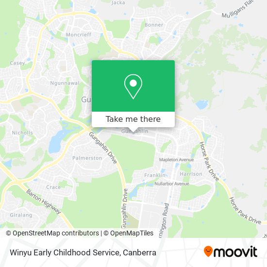 Winyu Early Childhood Service map