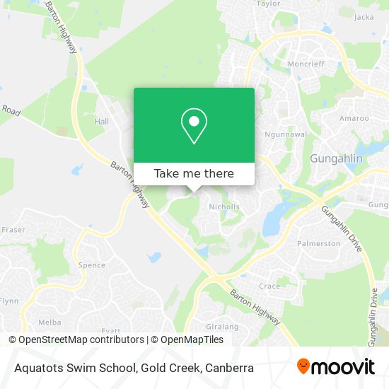 Mapa Aquatots Swim School, Gold Creek