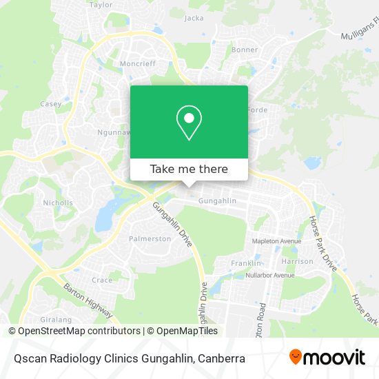 Qscan Radiology Clinics Gungahlin map