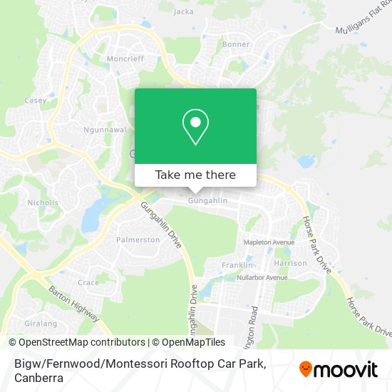 Bigw / Fernwood / Montessori Rooftop Car Park map