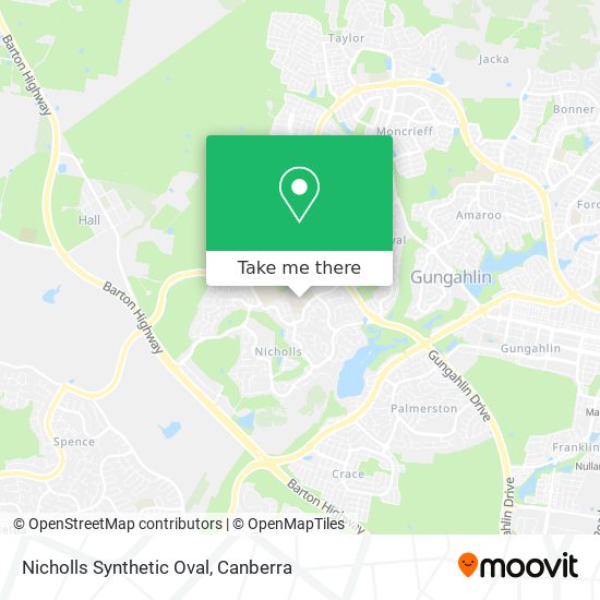 Mapa Nicholls Synthetic Oval