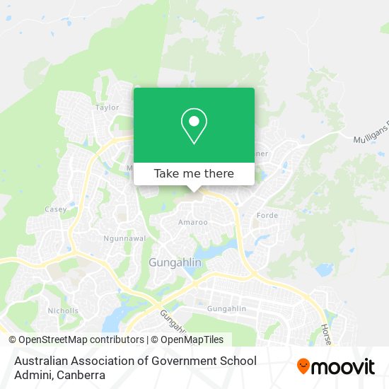 Mapa Australian Association of Government School Admini