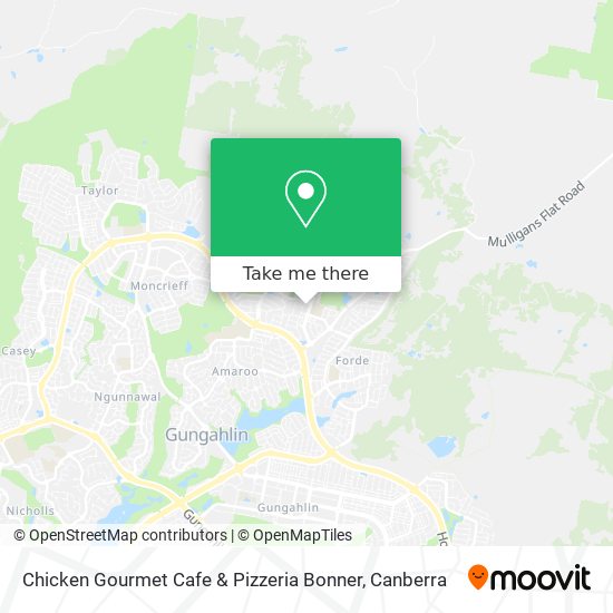 Chicken Gourmet Cafe & Pizzeria Bonner map