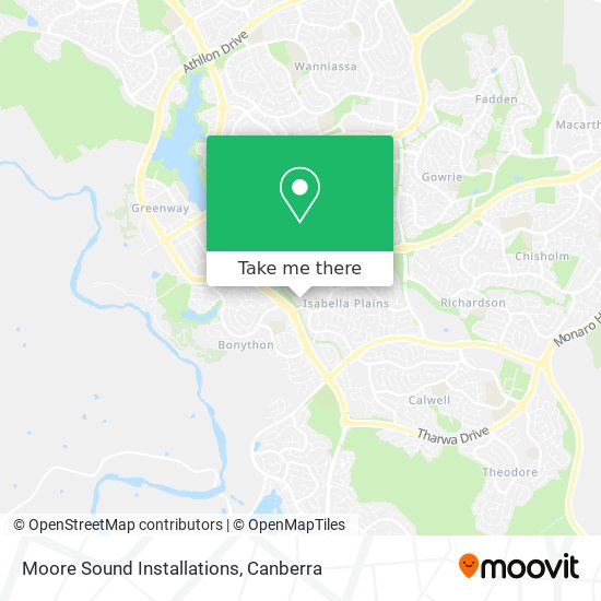 Moore Sound Installations map