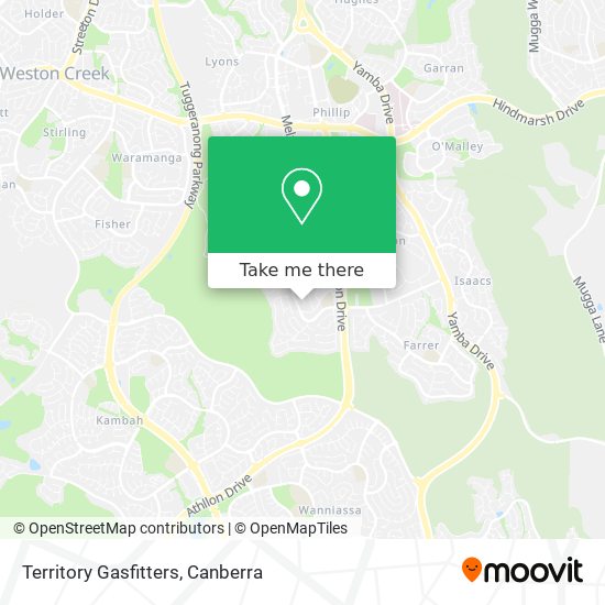 Territory Gasfitters map