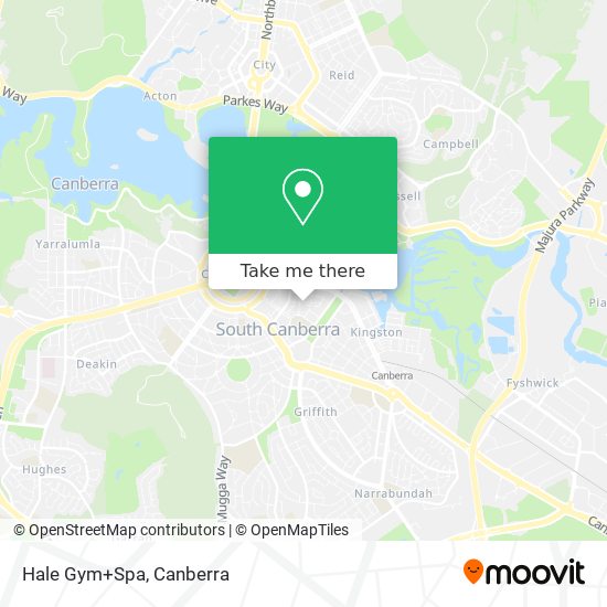 Hale Gym+Spa map