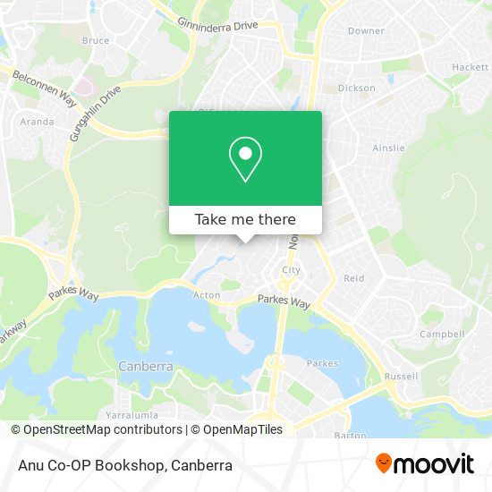 Anu Co-OP Bookshop map