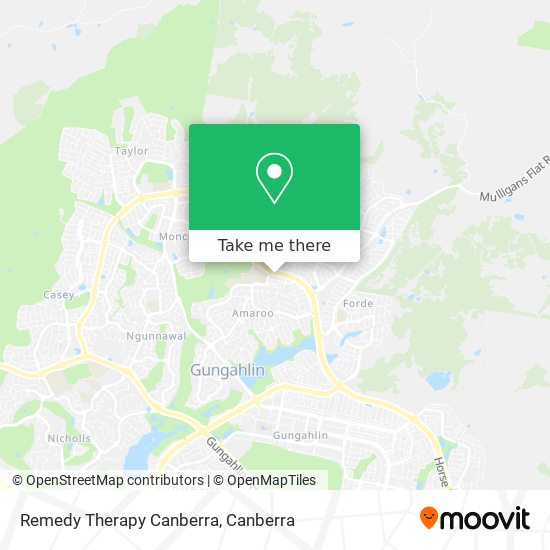 Remedy Therapy Canberra map