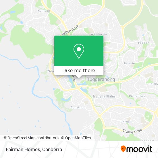 Fairman Homes map