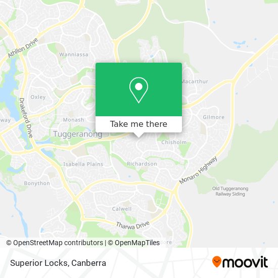 Superior Locks map
