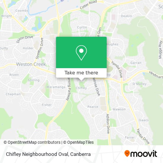 Chifley Neighbourhood Oval map