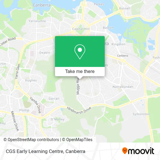 Mapa CGS Early Learning Centre