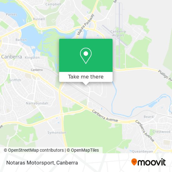 Notaras Motorsport map
