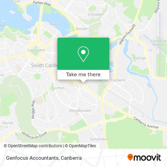 Genfocus Accountants map