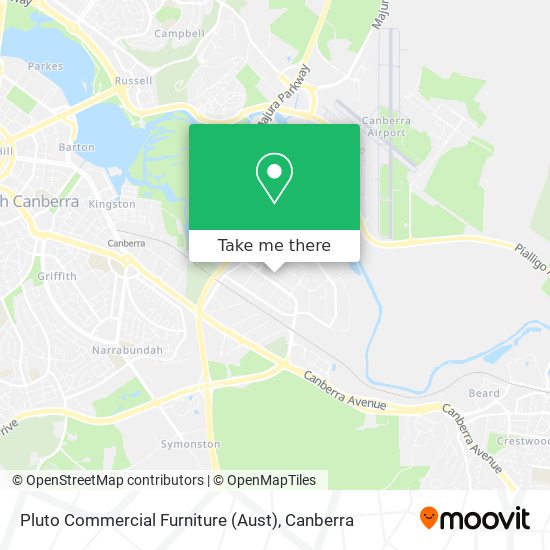 Pluto Commercial Furniture (Aust) map