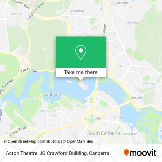 Acton Theatre, JG Crawford Building map