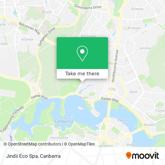 Jindii Eco Spa map