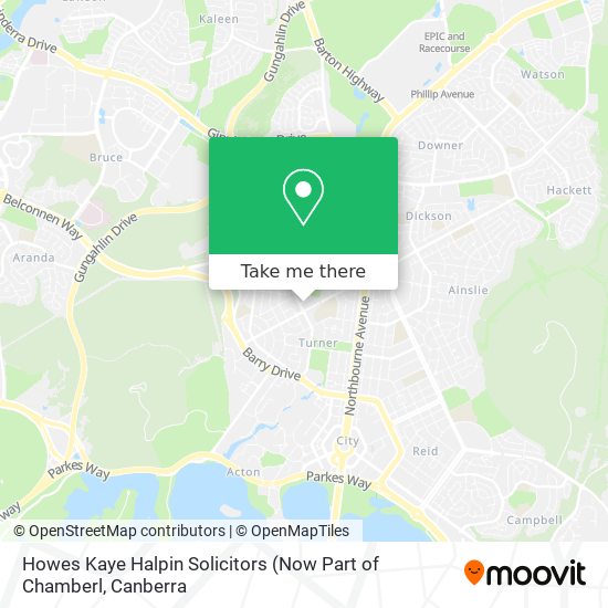 Howes Kaye Halpin Solicitors map
