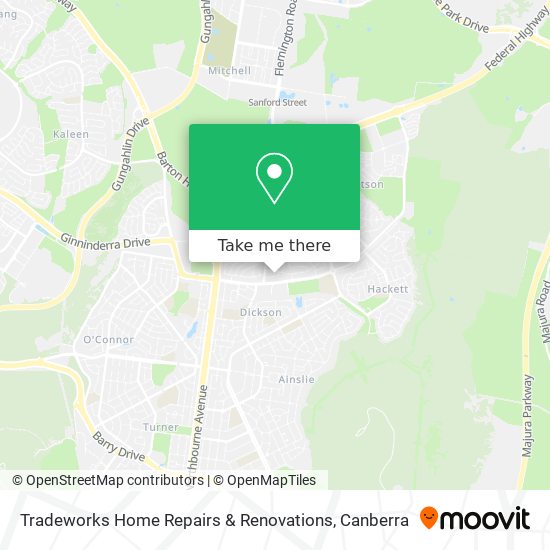 Tradeworks Home Repairs & Renovations map
