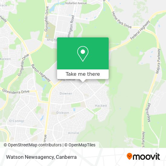 Watson Newsagency map
