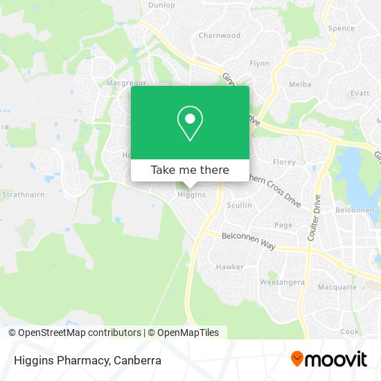 Higgins Pharmacy map