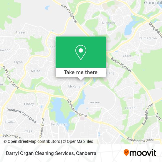 Darryl Organ Cleaning Services map